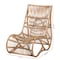 Baxton Studio Genera Modern Bohemian Natural Rattan Lounge Chair 217-12709-ZORO - alternate 8